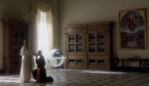 Young Pope hand kiss